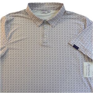 Grant Thornton Invitational Foray Golf Mens XL Polo Shirt White with Purple Tees